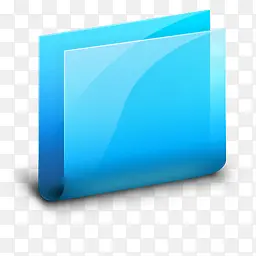 蓝色文件夹图标设计