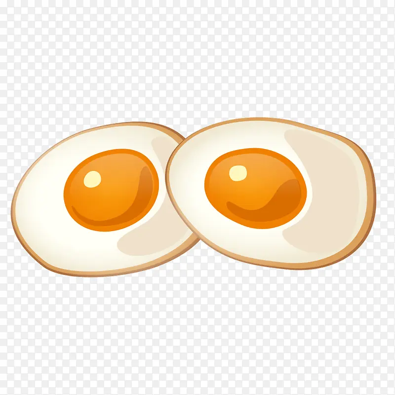 黄色鸡蛋荷包蛋