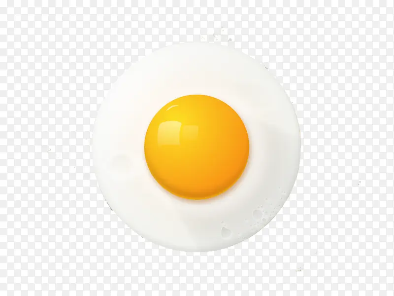 食物圆形荷包蛋