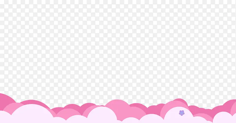 粉色卡通云彩云层