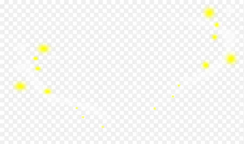 黄色卡通梦幻星光设计手绘