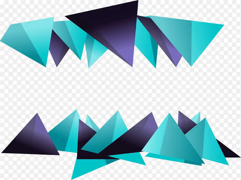 三角几何装饰