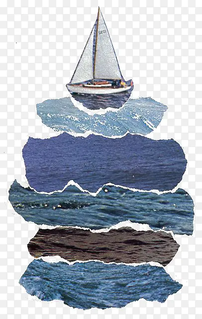 创意海洋帆船