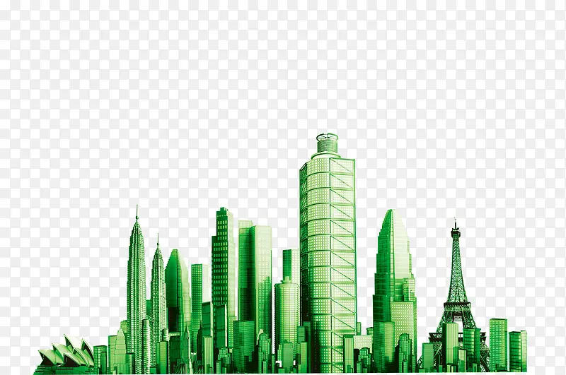 绿色城市建筑