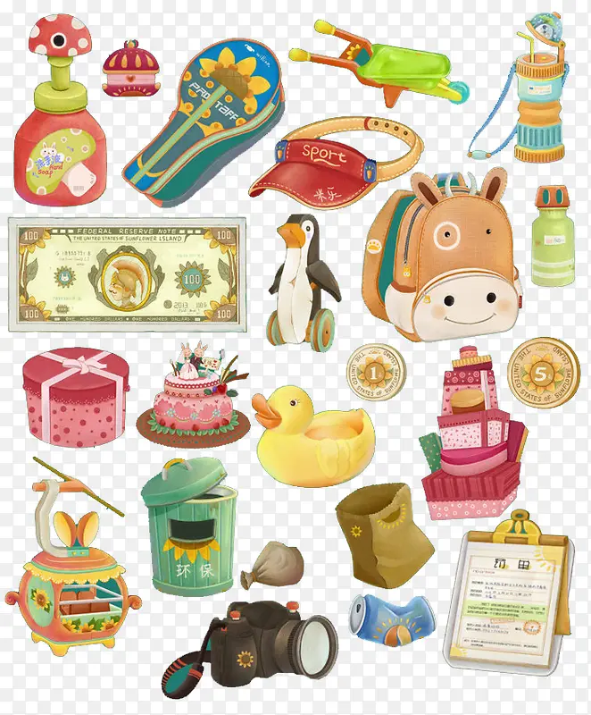 卡通物品PNG图片素材下载_图片编号10597370-PNG素材网