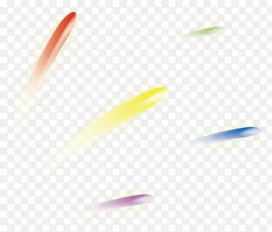 彩色漂浮光效海报