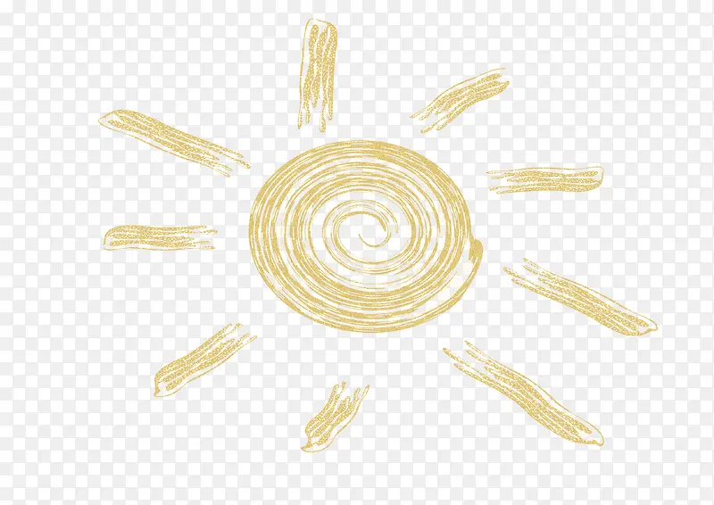 创意手绘卡通太阳图案