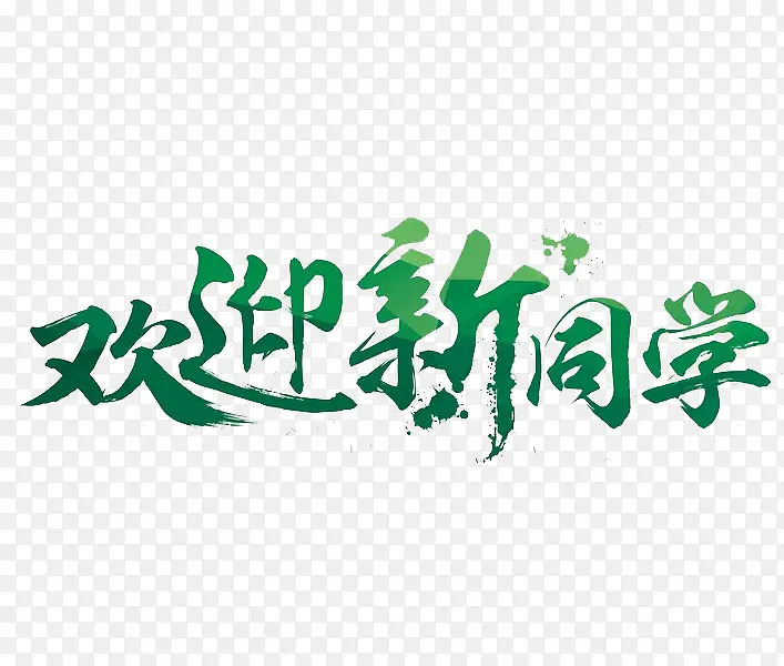 欢迎新同学