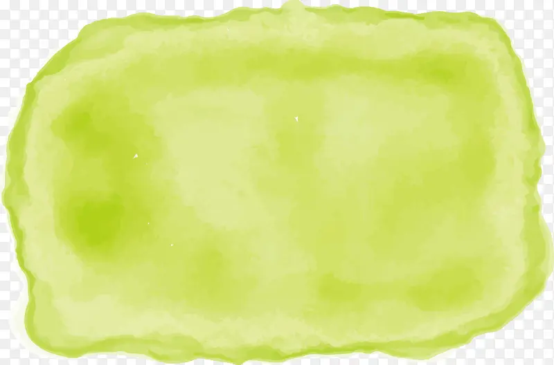 嫩绿色水彩笔刷