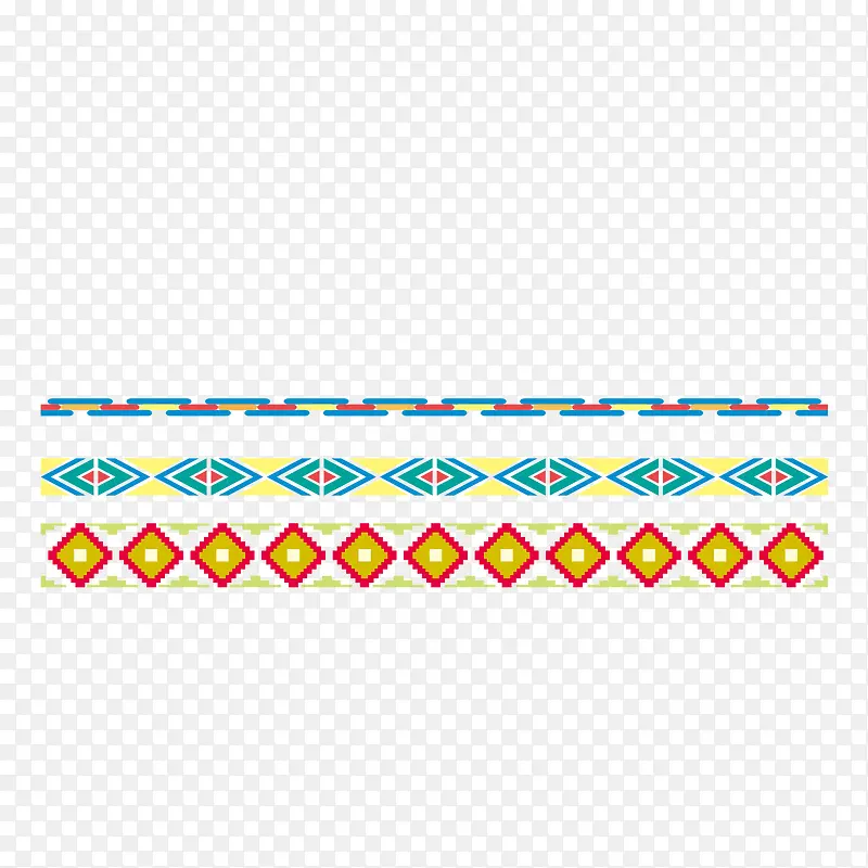 矢量图案素材装饰边底纹