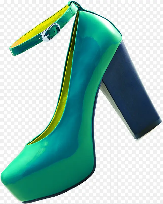 绿色高跟鞋女性鞋子天猫