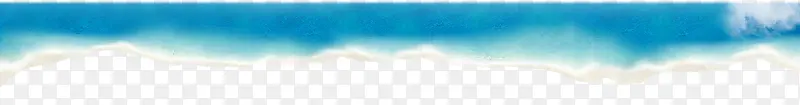 蓝色海水沙滩海报背景