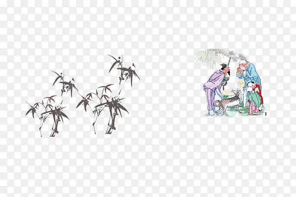 古风水墨画PNG图片素材下载_图片编号10630298-PNG素材网