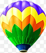 彩色氢气球庆元旦迎新年海报