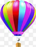 彩色氢气球招聘海报