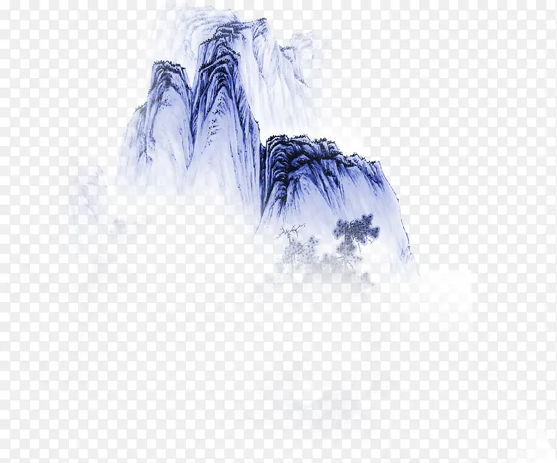 水墨山峰