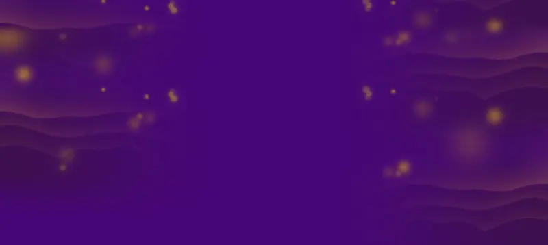 紫色神秘黄色星空海报