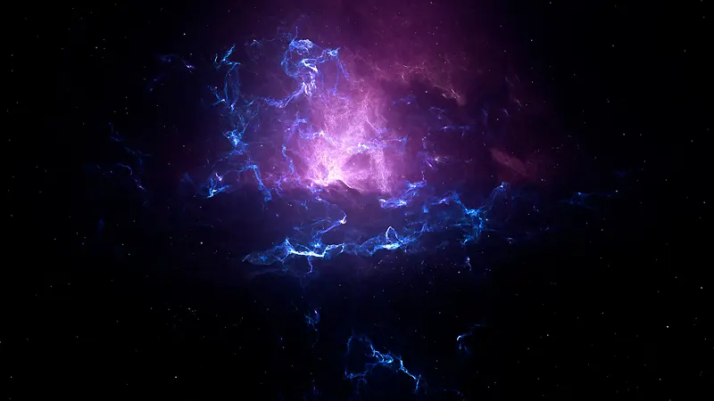 神秘紫色星空光效