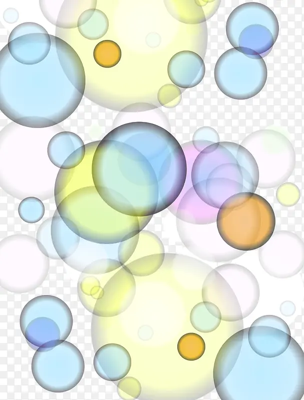 彩色气泡背景图