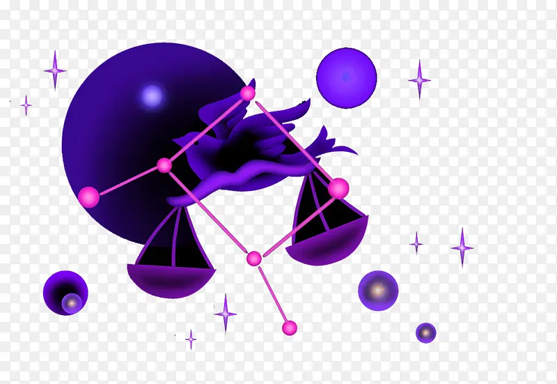 紫色天秤座