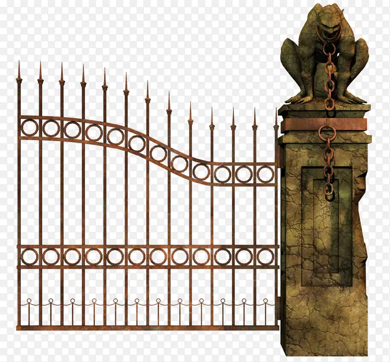 石柱铁门
