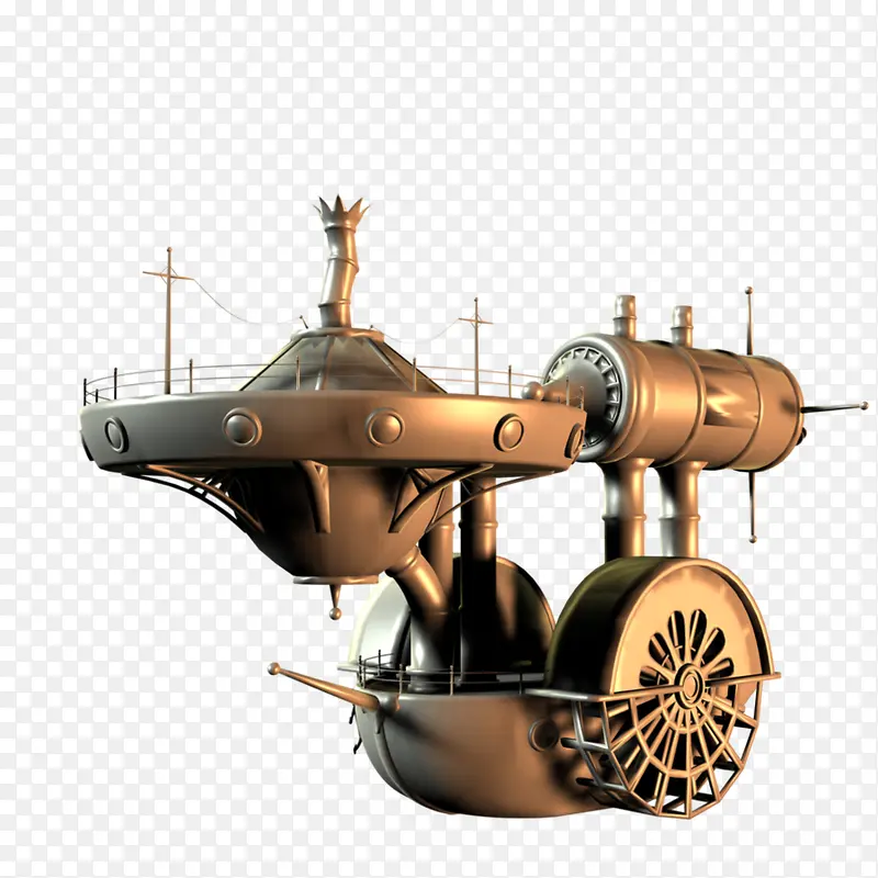 机器轮船造型设计
