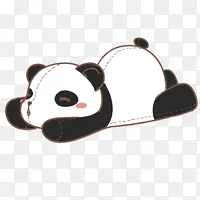手绘可爱卡通熊猫