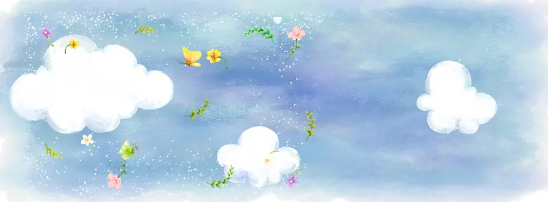 卡通梦幻背景banner