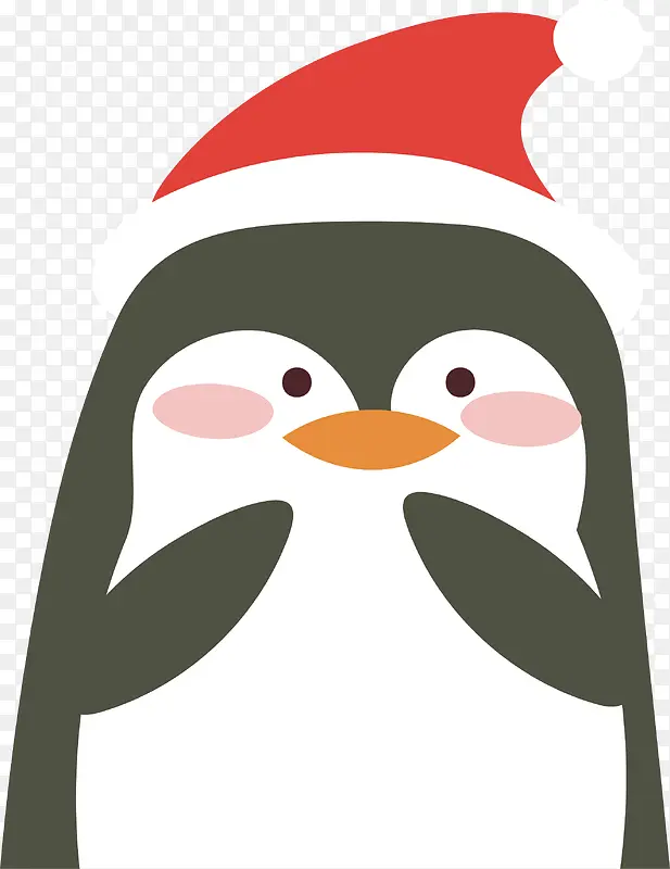圣诞节可爱卡通企鹅
