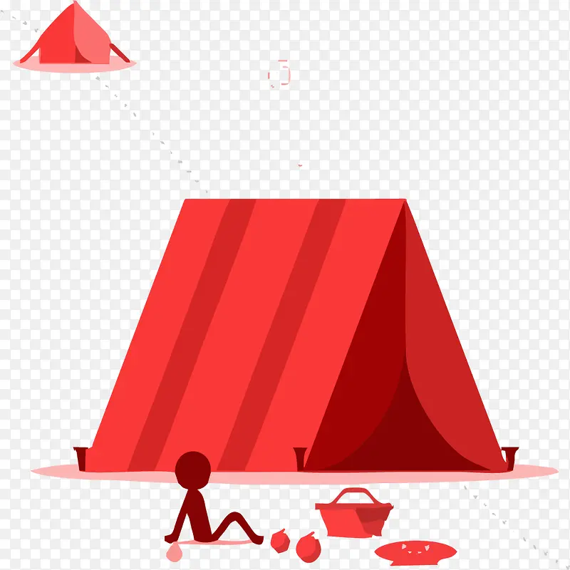 红色帐篷