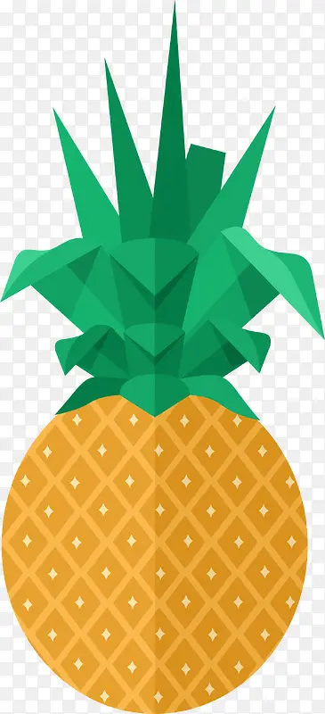 卡通矢量菠萝