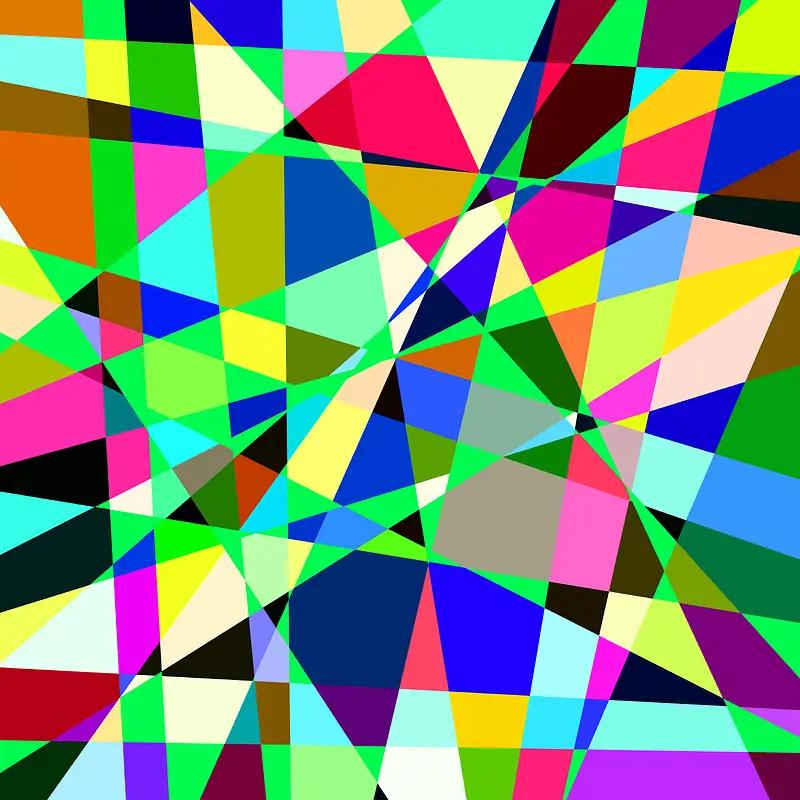 创意抽象三角形背景