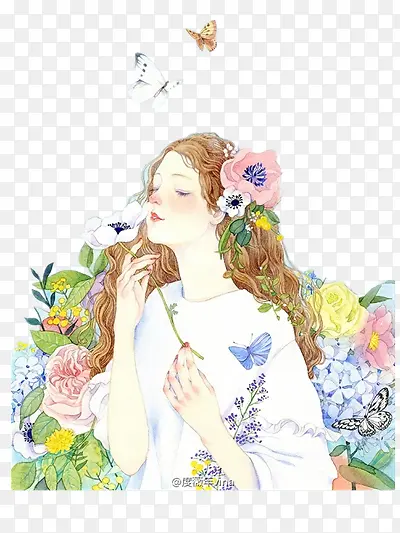 唯美插画PNG图片素材下载_图片编号10655765-PNG素材网