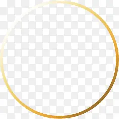 金色圆环装饰