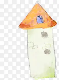 黄色漫画艺术插画建筑