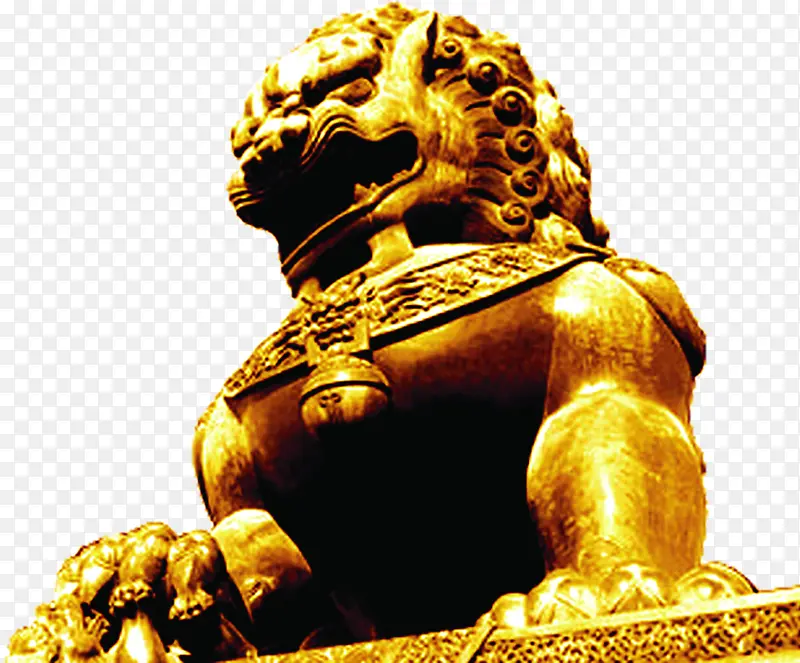 金色石狮国庆盛典PNG图片素材下载_图片编号10657131-PNG素材网