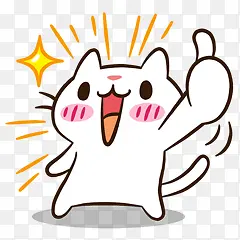 棒棒哒可爱卡通猫咪
