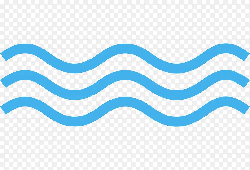 蓝色卡通手绘波浪纹理PNG图片素材下载_图片编号10659512-PNG素材网