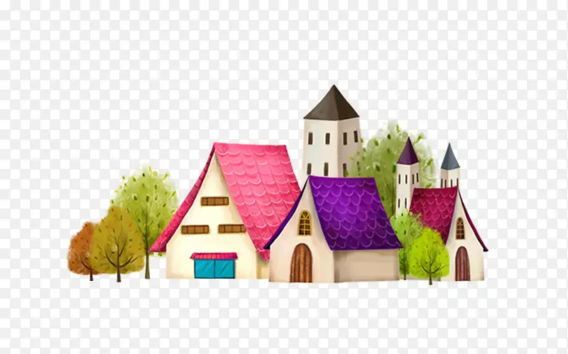 彩色房子