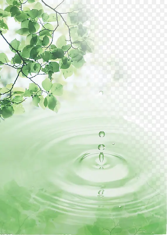 设计卡通海报树木效果设计