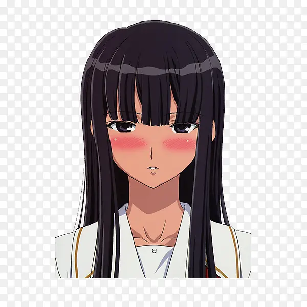 害羞小女孩