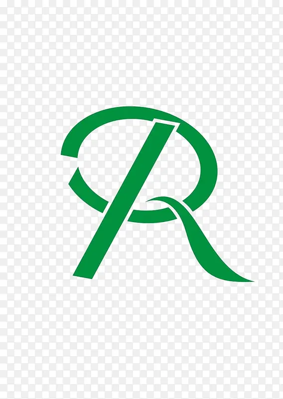 绿色字母R