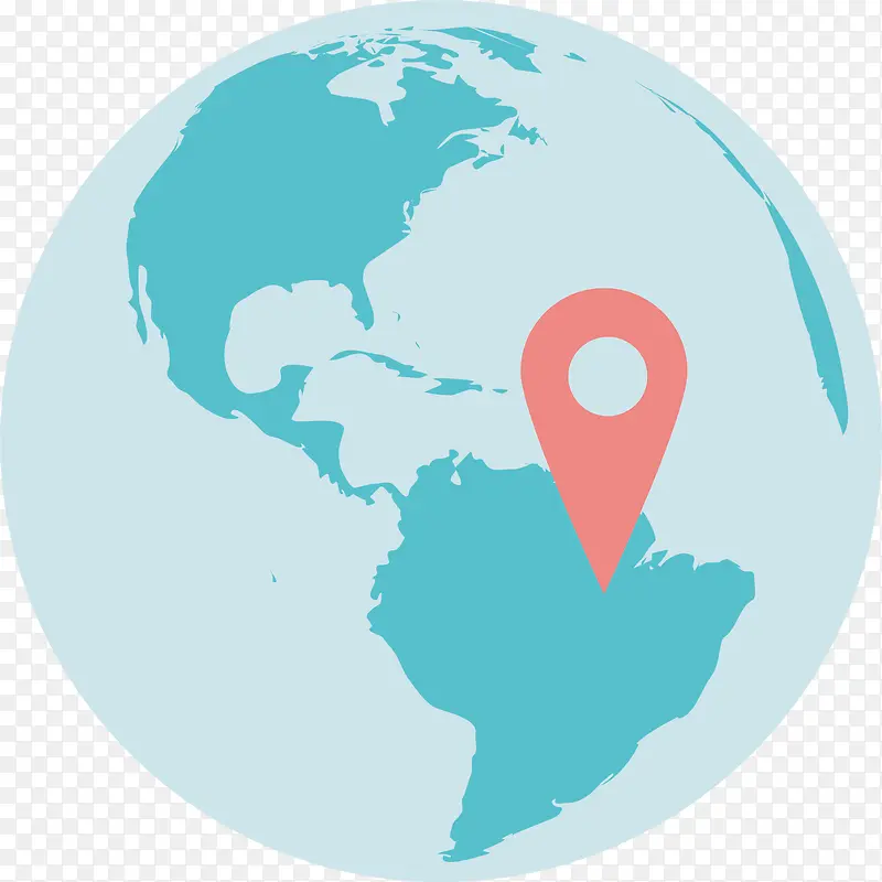 矢量图水彩卡通地球位置PNG图片素材下载_图片编号10673472-PNG素材网