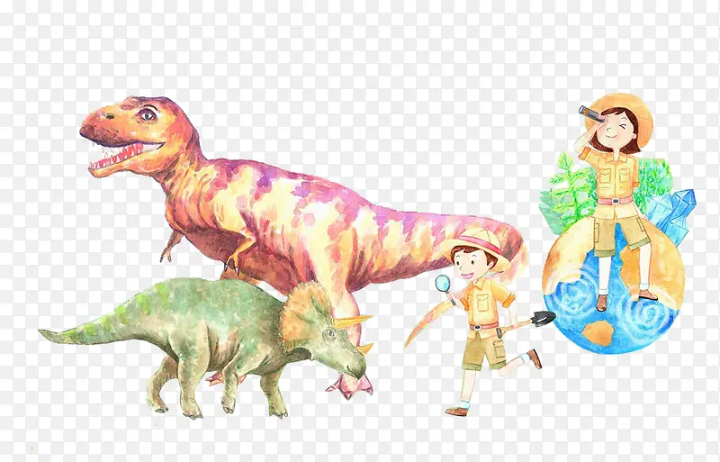 恐龙和人们