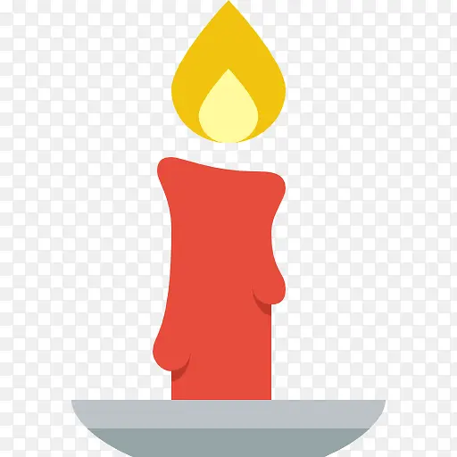 卡通蜡烛PNG图标