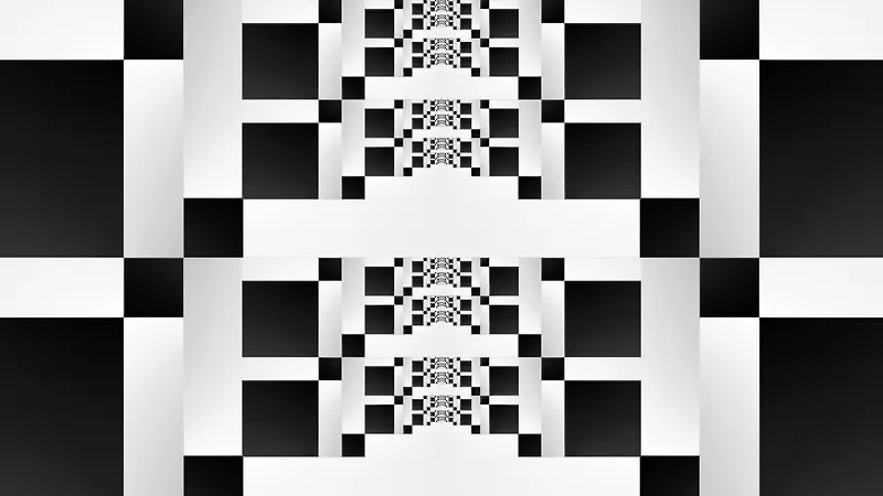 黑白色方块抽象壁纸