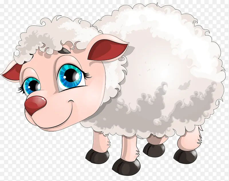 卡通小绵羊