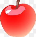 红色手绘卡通苹果