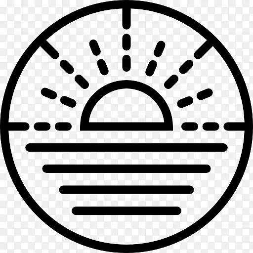 日落图标