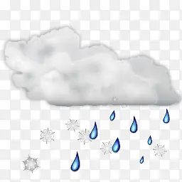 天气雪雨状态图标PNG图片素材下载_图片编号10702342-PNG素材网